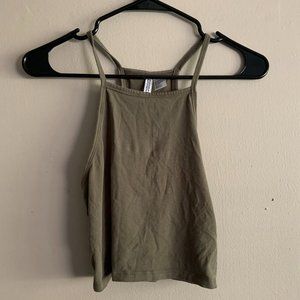 High neck cropped Tank Top